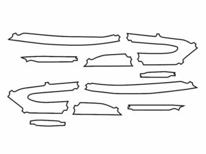 2018-2020 Toyota Camry, All, Tail Light Cover Film