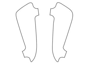2020-2025 Toyota CH-R, CH-R, Rear Marker Cover Film
