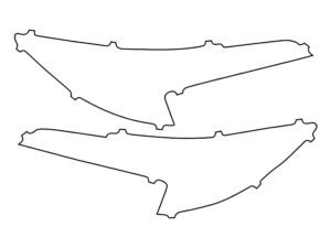 2019-2025 Toyota Corolla, Hatchback, Headlight Cover Film