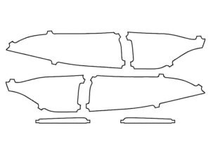 2020-2025 Toyota Corolla, Sedan, Tail Light Cover Film