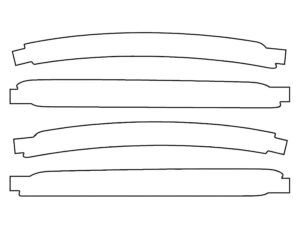 2020-2025 Toyota Supra, GR, Rear Marker Cover Film