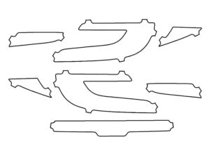 2022-2025 Toyota GR86, All, Tail Light Cover Film