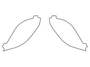 2020-2025 Toyota Highlander, All, Rear Marker Cover Film