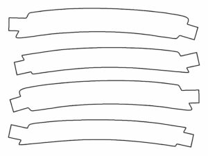 2023-2025 Toyota Prius, All, Side Marker Cover Film