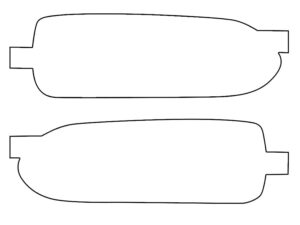 2017-2022 Toyota Prius, Prime, Fog Light Cover Film