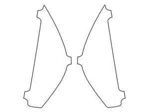 2017-2022 Toyota Prius, Prime, Rear Marker Cover Film