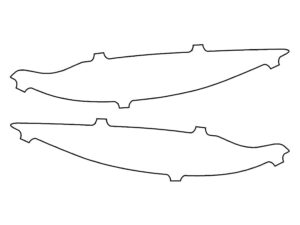 2017-2022 Toyota Prius, Prime, Reflector Delete Cover Film