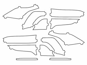 2019-2025 Toyota RAV4, All, Tail Light Cover Film