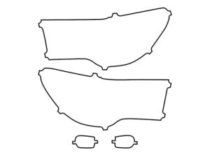 2018-2022 Toyota Sequoia, All, Headlight Cover Film