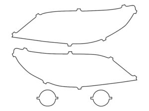 2020 Toyota Sienna, All, Headlight Cover Film