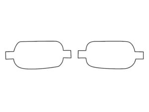 2021-2025 Toyota Sienna, All, Fog Light Cover Film