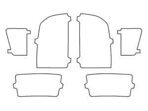 2016-2023 Toyota Tacoma, All, Tail Light Cover Film