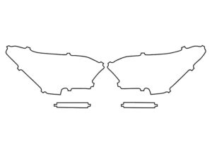 2024-2025 Toyota Tacoma, All, Headlight Cover Film