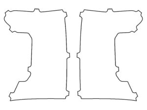 2024-2025 Toyota Tacoma, All, Tail Light Cover Film