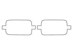 2016-2023 Toyota Tacoma, TRD Pro, Fog Light Cover Film