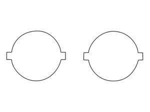 2014-2021 Toyota Tundra, All, Fog Light Cover Film TRD Pro Off Road LED Cube