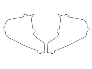 2014-2021 Toyota Tundra, All, Reflector Delete Cover Film