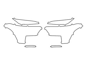 2022-2025 Toyota Tundra, All, Headlight Cover Film