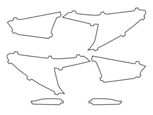 2020 Toyota Yaris, Sedan, Tail Light Cover Film