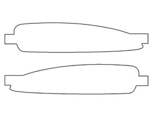 2020 Toyota Yaris, Sedan, Hatchback, Rear Marker Cover Film