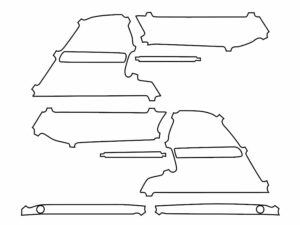 2019-2025 Volvo S60, All, Tail Light Cover Film