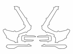 2023-2025 Volvo XC40, All, Tail Light Cover Film