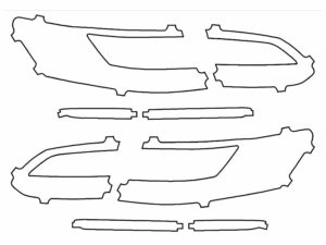 2021-2023 Volkswagen Arteon, SE, Tail Light Cover Film