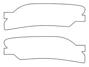 2021-2023 Volkswagen Arteon, SEL, R-Line, Side Marker Cover Film