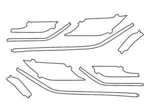 2021-2023 Volkswagen Arteon, SEL, R-Line, Headlight Cover Film