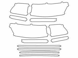 2021-2023 Volkswagen Atlas, All, Tail Light Cover Film