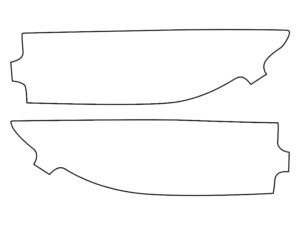 2018-2021 Volkswagen Golf, All, Fog Light Cover Film