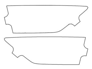 2017-2021 Volkswagen Golf, Alltrack, Fog Light Cover Film