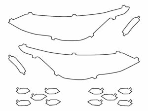 2022-2025 Volkswagen Golf, GTI, Headlight Cover Film