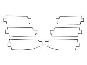2018-2021 Volkswagen GTI, All, Fog Light Cover Film