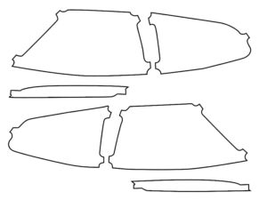 2018-2021 Volkswagen GTI, All, Tail Light Cover Film