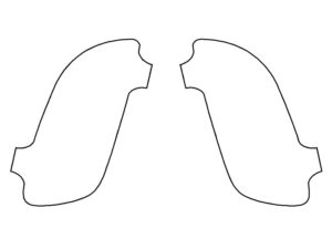 2021-2025 Volkswagen ID.4, All, Rear Marker Cover Film