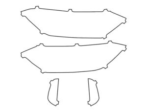 2022-2024 Volkswagen Jetta, Base, Headlight Cover Film