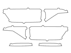 2022-2024 Volkswagen Jetta, Base, Tail Light Cover Film