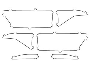 2022-2024 Volkswagen Jetta, GLI, Tail Light Cover Film