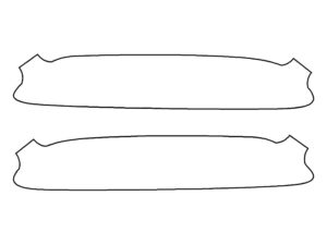 2022-2024 Volkswagen Taos, All, Rear Marker Cover Film