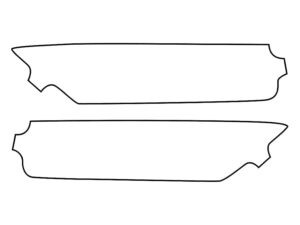 2018-2021 Volkswagen Tiguan, All, Fog Light Cover Film