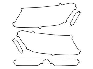 2018-2021 Volkswagen Tiguan, All, Headlight Cover Film