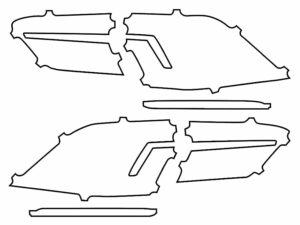 2018-2021 Volkswagen Tiguan, All, Tail Light Cover Film