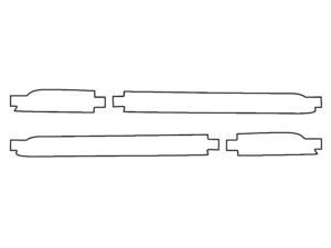 2022-2024 Volkswagen Tiguan, S, SE, Rear Marker Cover Film