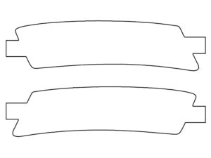 2022-2024 Volkswagen Tiguan, SEL, R-LINE, Side Marker Cover Film