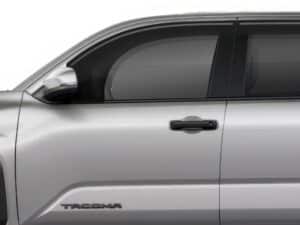 2024-2025 Toyota Tacoma, All, Bubble Extended Ventgard, Front Doors, Smoke