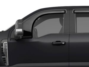 2017-2025 Ford F-250, Bubble Extended Ventgard, Front Doors, Smoke