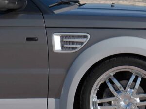 2006-2012 Land Rover Range Rover, Running Light Covers, 2 Piece, Carbon Fiber Look