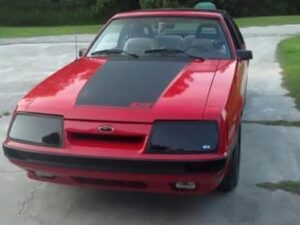 1985-1986 Ford Mustang, Headlight Covers, 2 Piece, Smoke