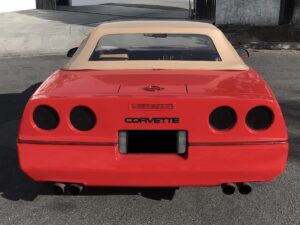1984-1990 Chevrolet Corvette, Taillight Cover, 6 Piece, Carbon Fiber Look